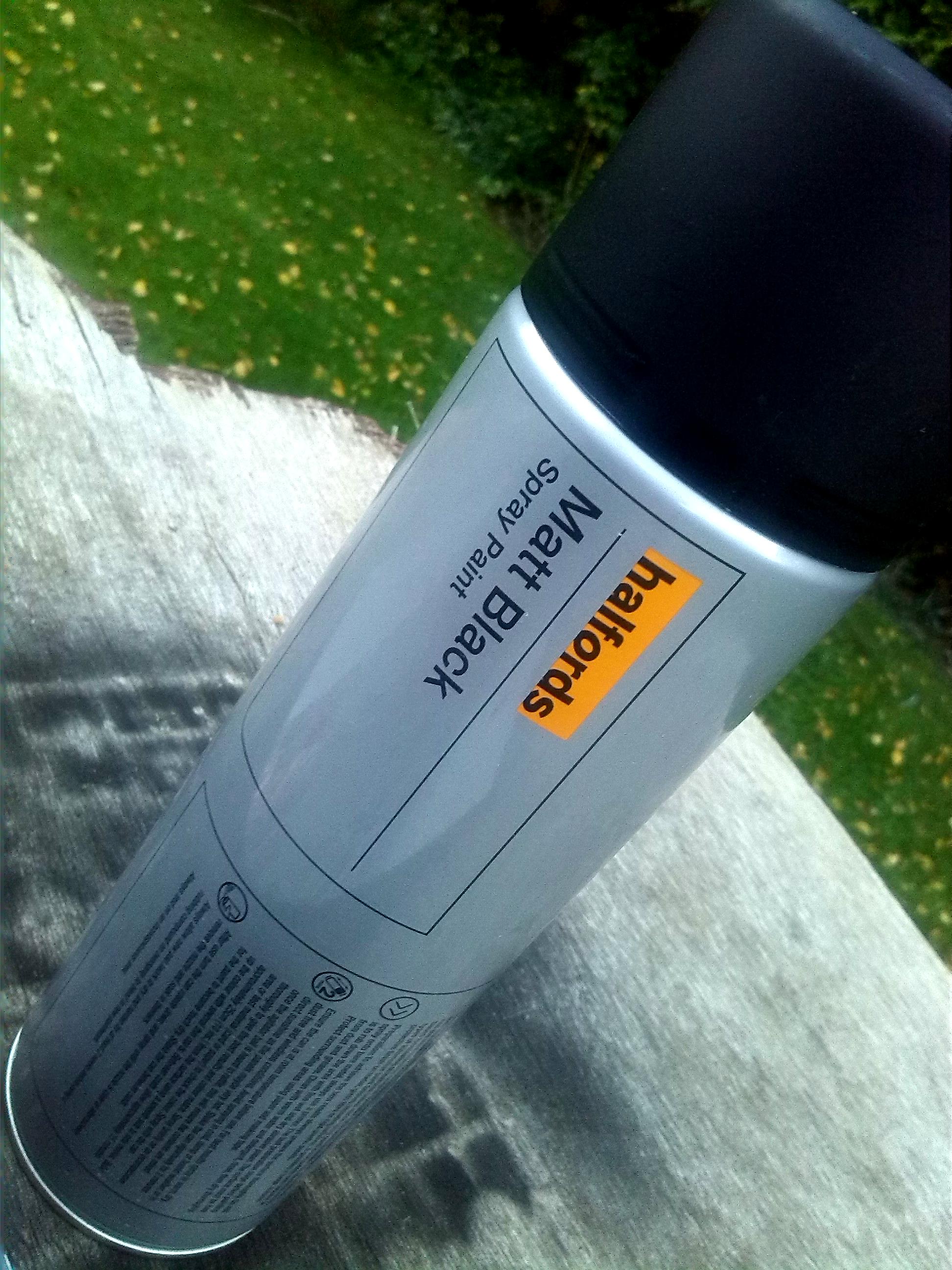 Black, Halfords, Painting, Spray Gallery DakkaDakka